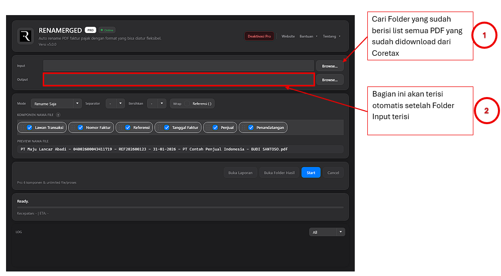 Cari Folder dengan list PDF