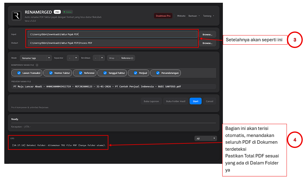 Validasi jika folder PDF sudah benar